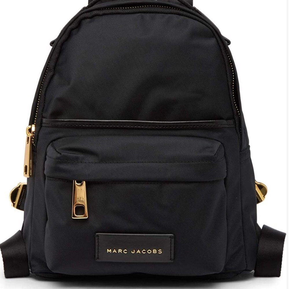 Marc Jacobs black nylon backpack